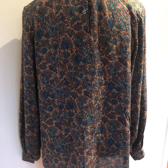 Vintage Christian Dior Chemises Paisley / Floral Print - Picture 3 of 9
